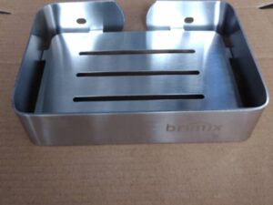 ✨ Chrome Flat Soap Dish – Shiny, Durable & Timeless Design