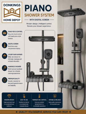 Piano Digital Shower Set