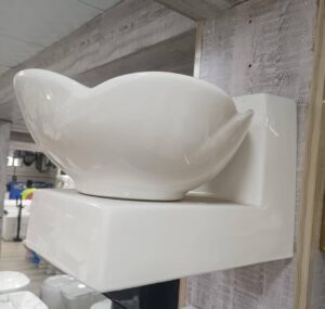 Glossy White Round Washing Hand Basin – Smooth Finish