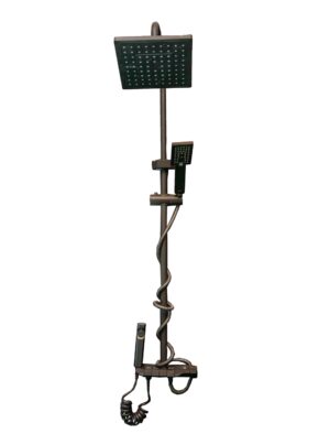 Piano Shower Set Black