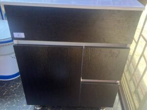 dead59e1-cd7c-41f5-b4ba-0ee053af0a54 Black 60cm Cabinet Basin — Premium Matte Black Edition