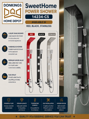 SweetHome Power Shower + Jet tap