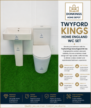 Twyford Kings Home England WC Set