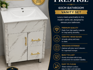 Marble Prestige 60CM Bathroom Vanity Set
