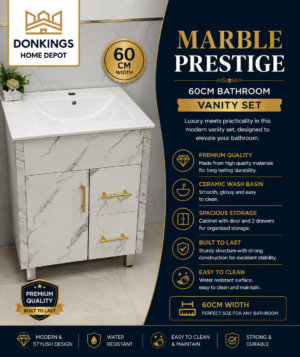Marble Prestige 60CM Bathroom Vanity Set