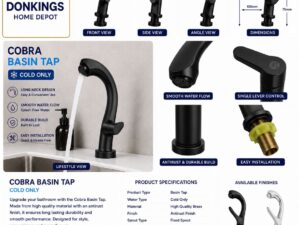 Cobra Basin Tap – Cold Only