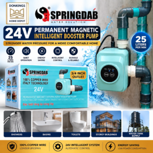 05b1b8f9-781c-48e5-8b54-cccab979ee0f 3/4 Springdab 24V Permanent Magnetic Intelligent Booster Pump – 25 Litres/Minute