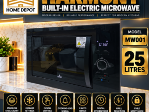 Harmony MW001 25-Litre Built-In Electric Microwave Oven