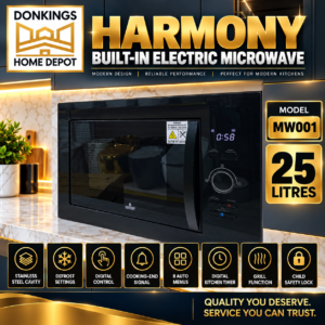 Harmony MW001 25-Litre Built-In Electric Microwave Oven