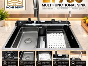 5133649f-0052-4a82-ba57-5301fb9fa412 LY750 Premium Multifunctional Kitchen Sink