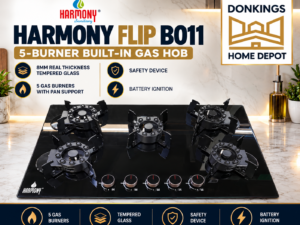 5bbbca93-fe5a-49c7-b119-42f8d78229d1-2 B011 – Harmony Flip 5 Burner All Gas Built-In Hob with 8mm Tempered Glass